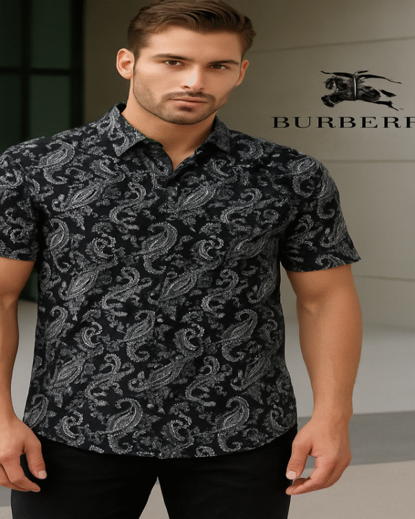 Burberry Classic Paisley Print Shirt – Luxury & Elegant Design