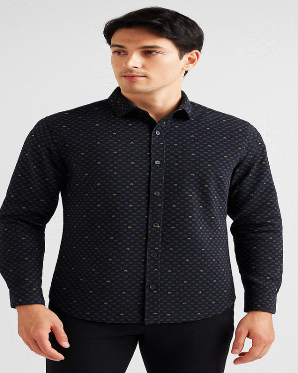 Diesel Cotton Lycra Printed Shirt – Everyday Comfort & Style