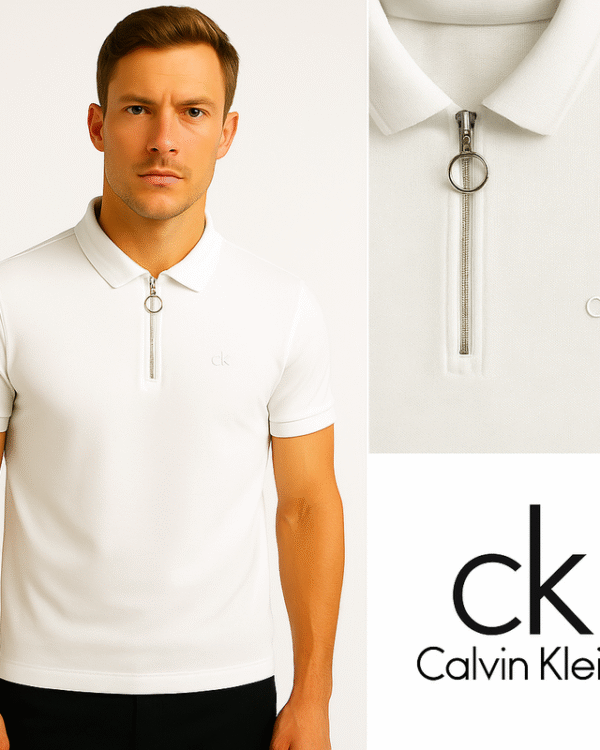 Calvin Klein Quarter-Zip Summer Polo