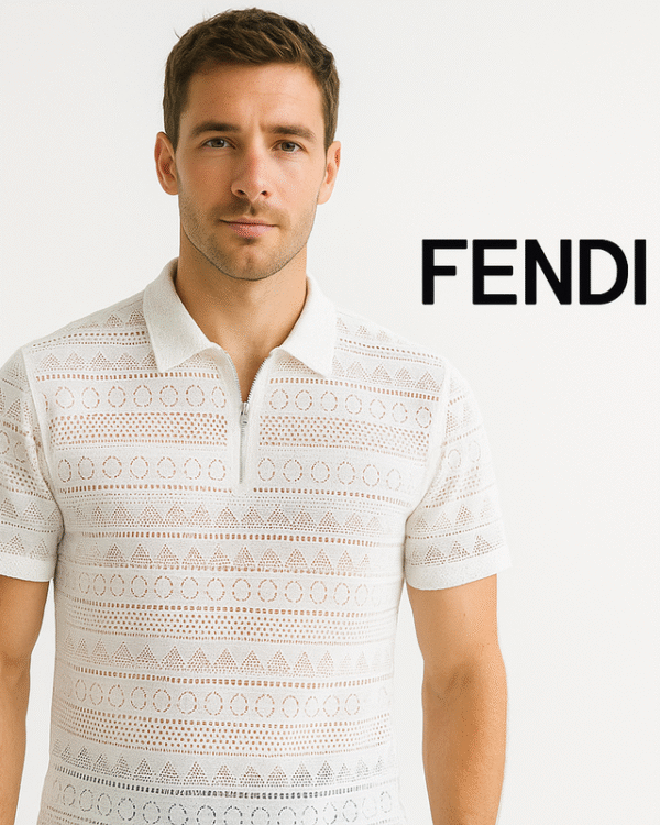 Fendi White Summer TShirt – Sea Breeze Edition