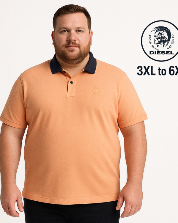 Diesel Big Size 3XL to 6XL polo T-shirt