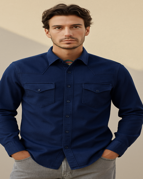 Gucci Smart Casual Denim Shirt